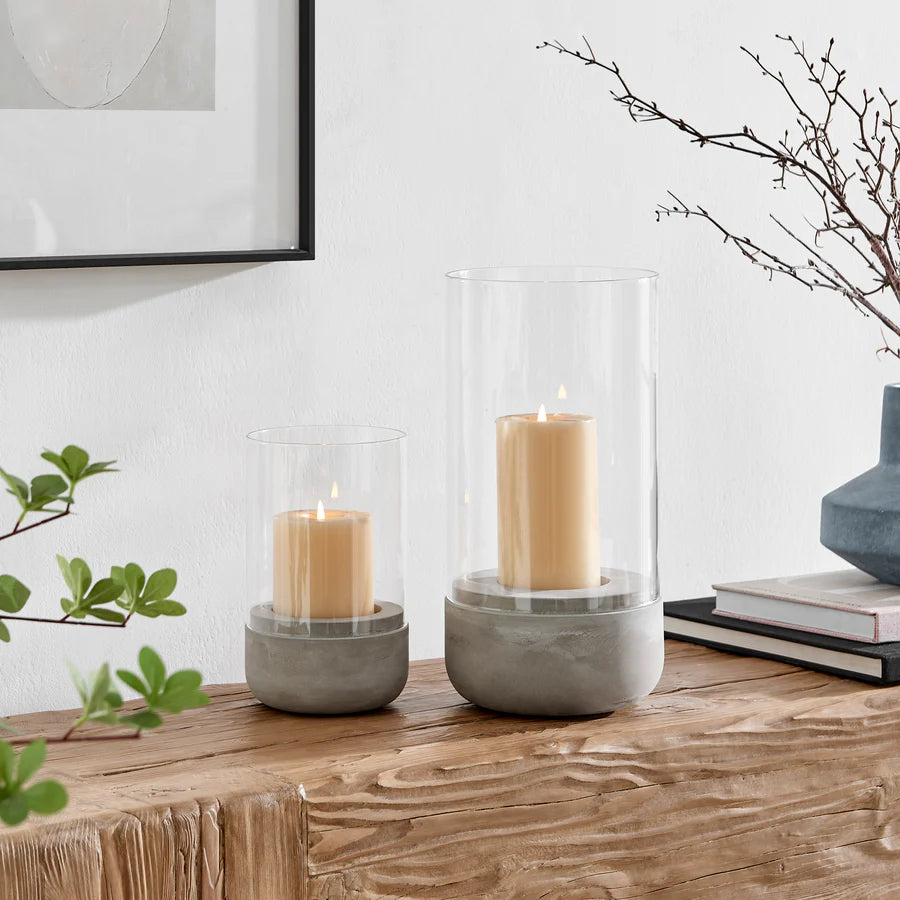 Lumière Concrete Pillar Candle Holder