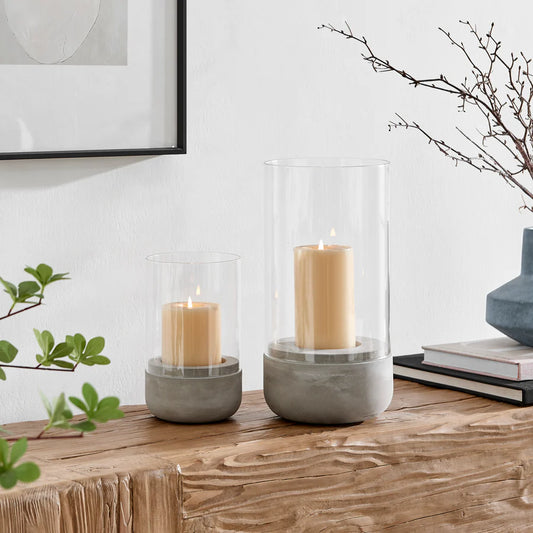 Lumière Concrete Pillar Candle Holder